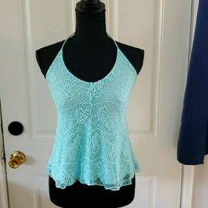 MUDD lace halter top